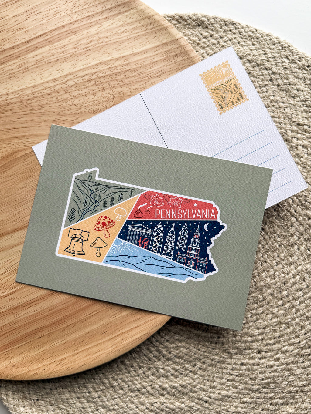Pennsylvania State Postcard