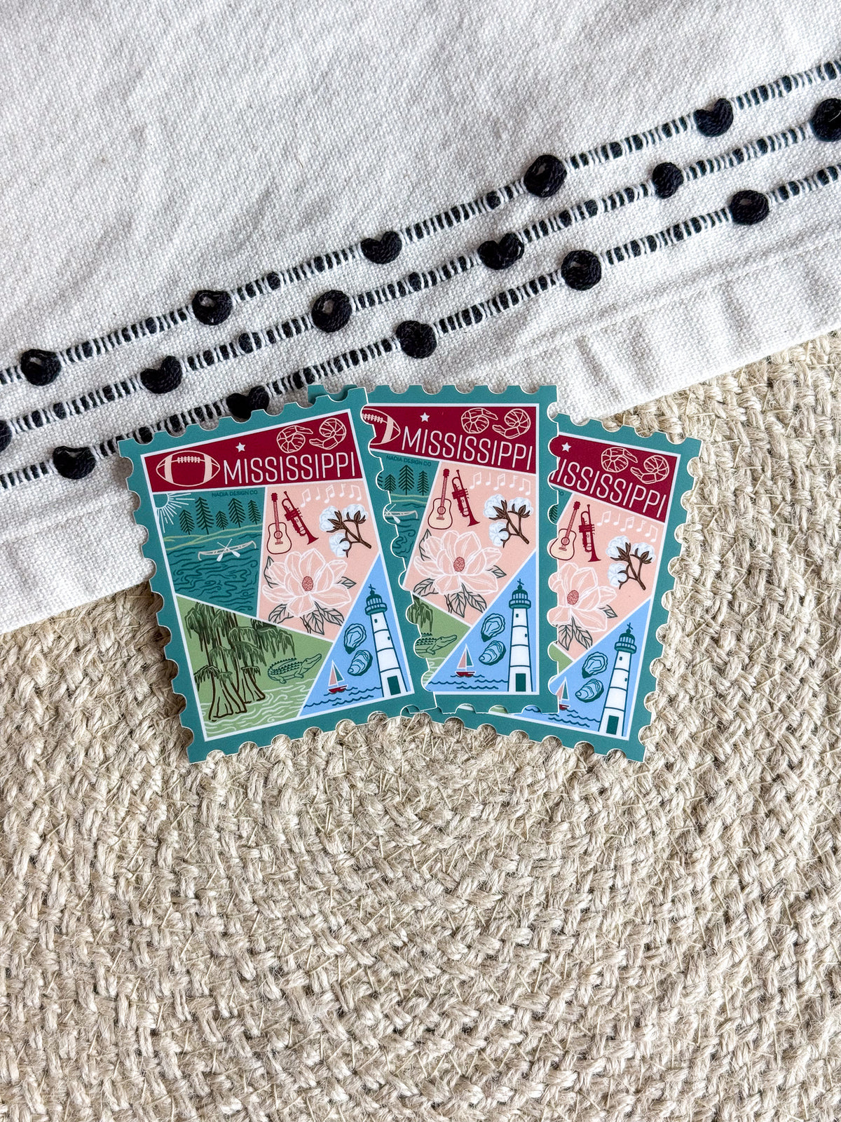 Mississippi Stamp Sticker