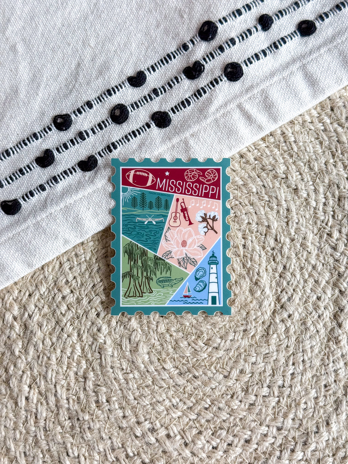 Mississippi Stamp Sticker