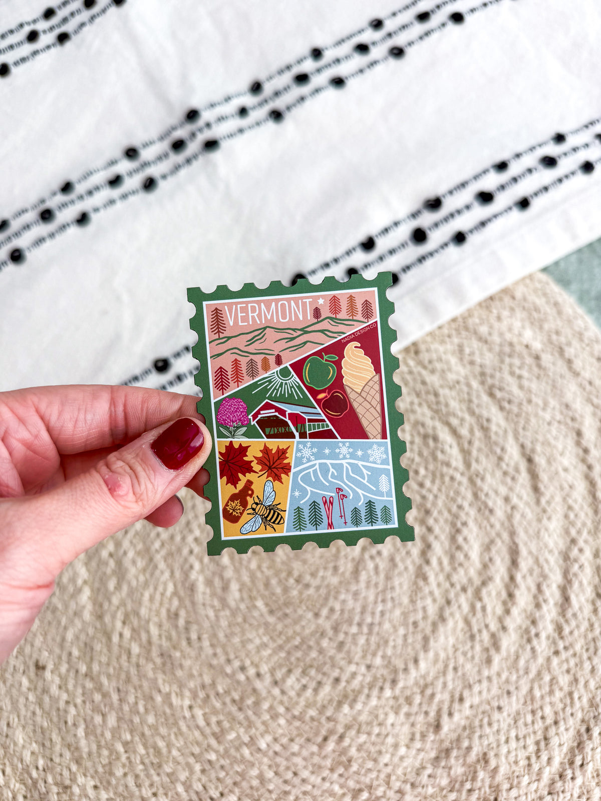 Vermont Stamp Magnet