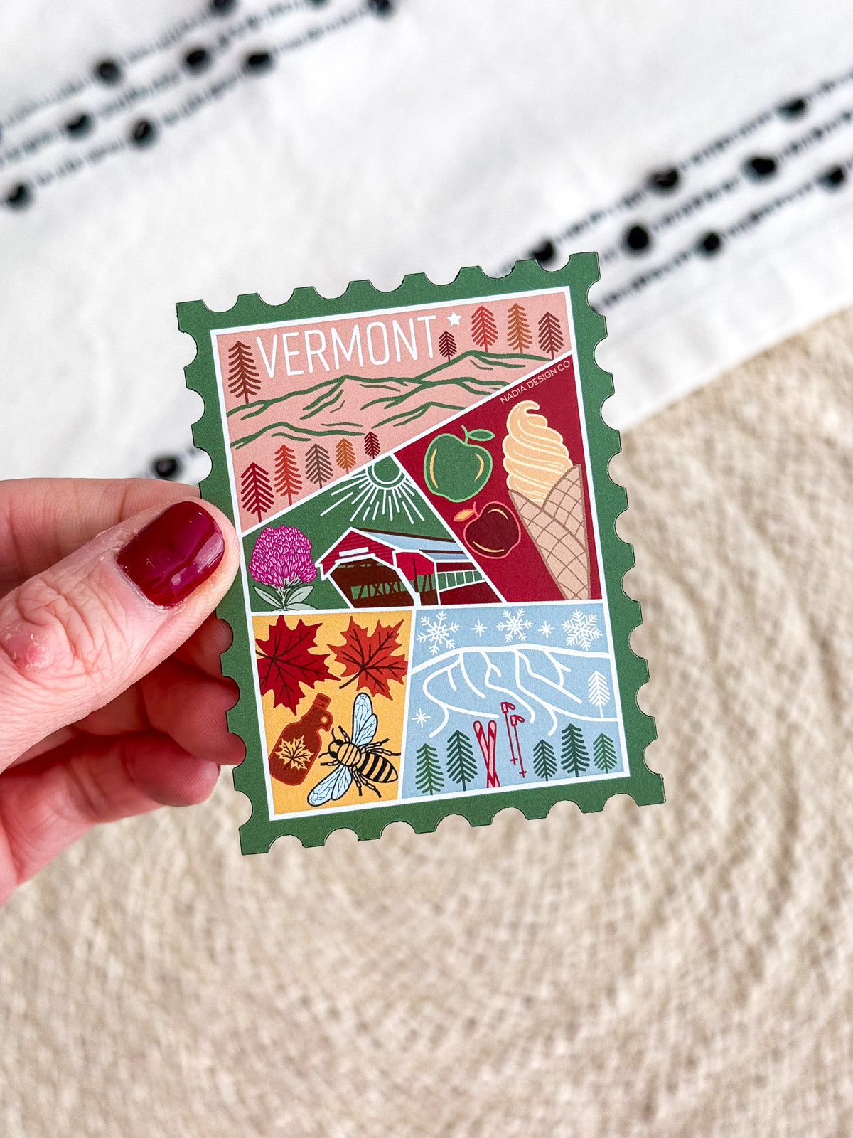 Vermont Stamp Magnet