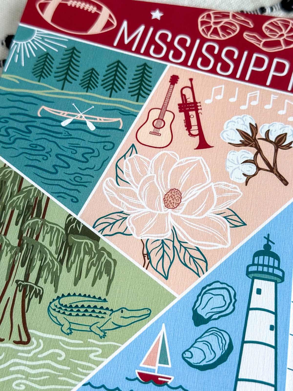 Mississippi USA Postcard