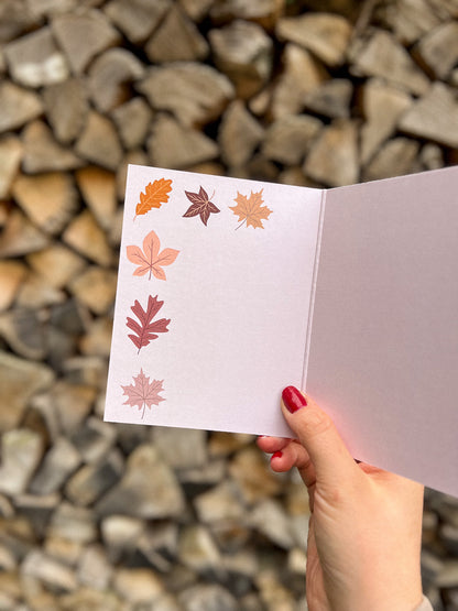 Autumn Leaves Card