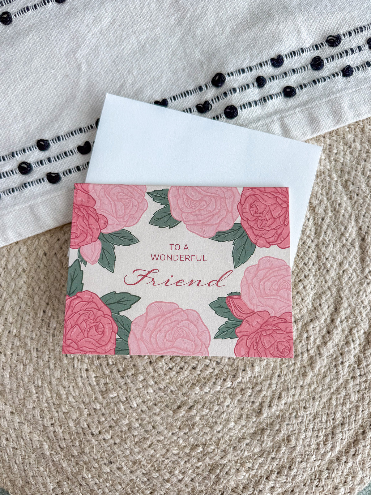To a Wonderful Friend Greeting Card