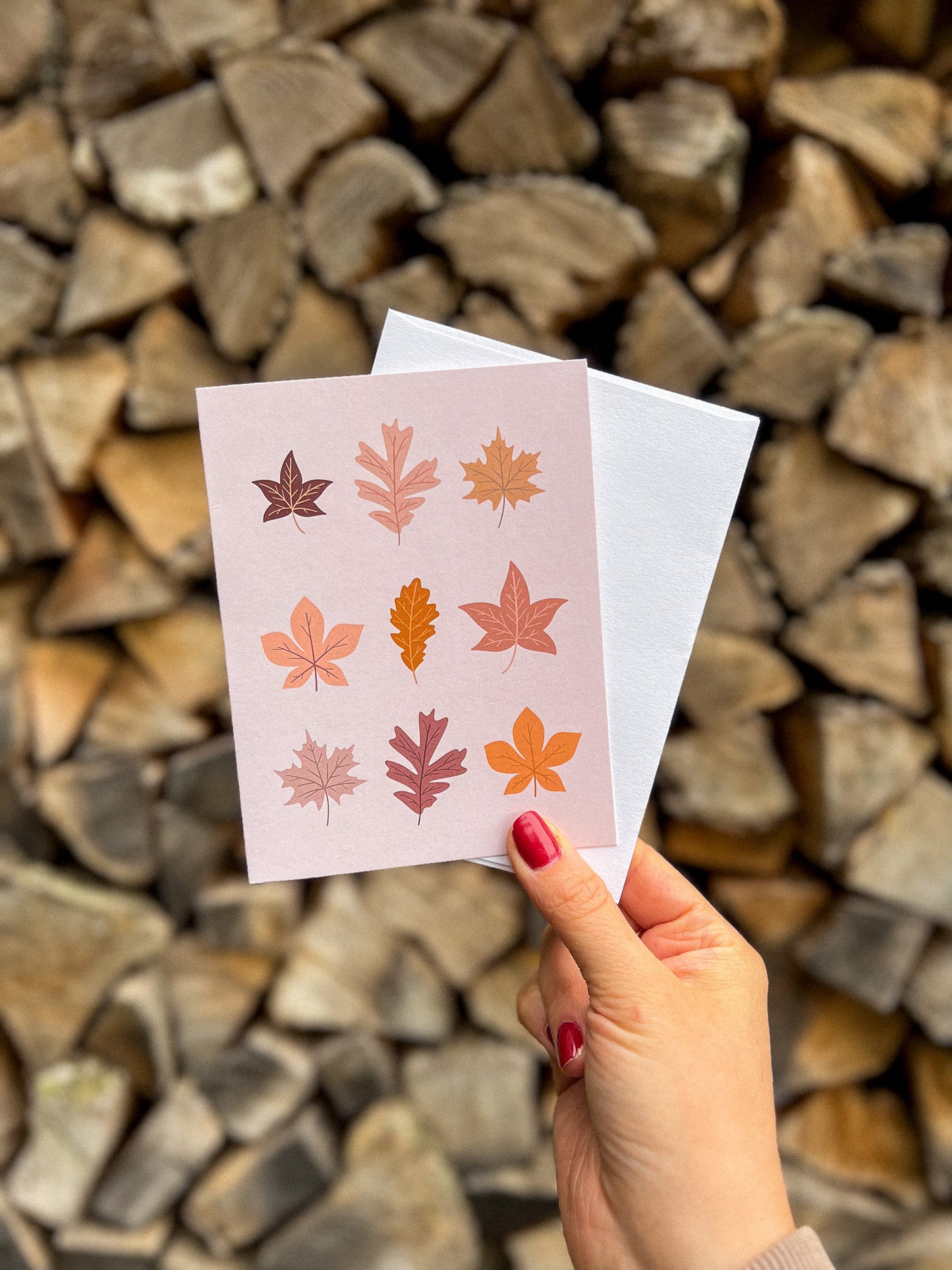 Autumn Leaves Card