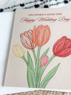 You Picked a Good One. Happy Wedding Day Card
