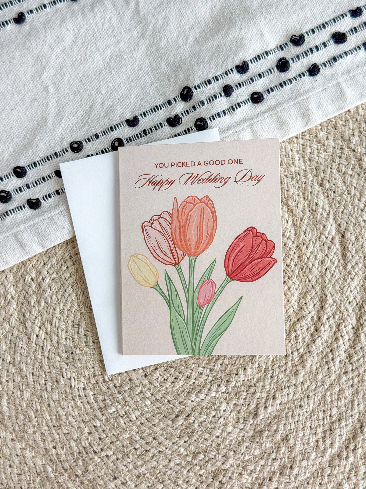 You Picked a Good One. Happy Wedding Day Card