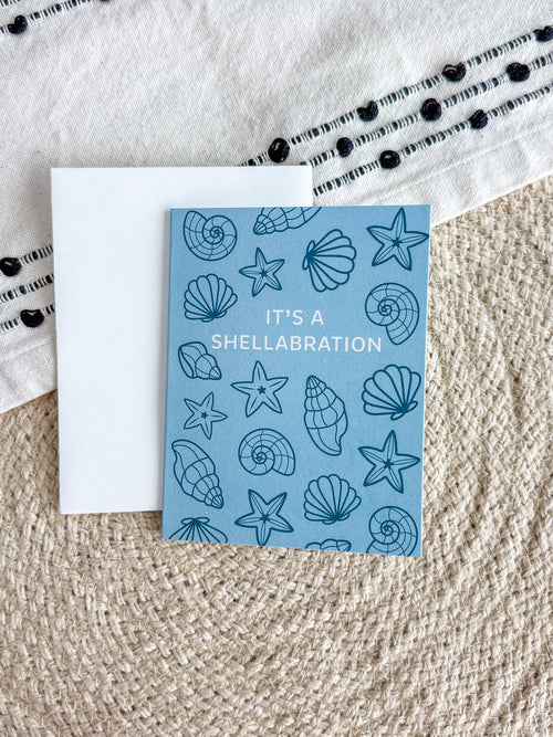 It's a Shellabration Greeting Card
