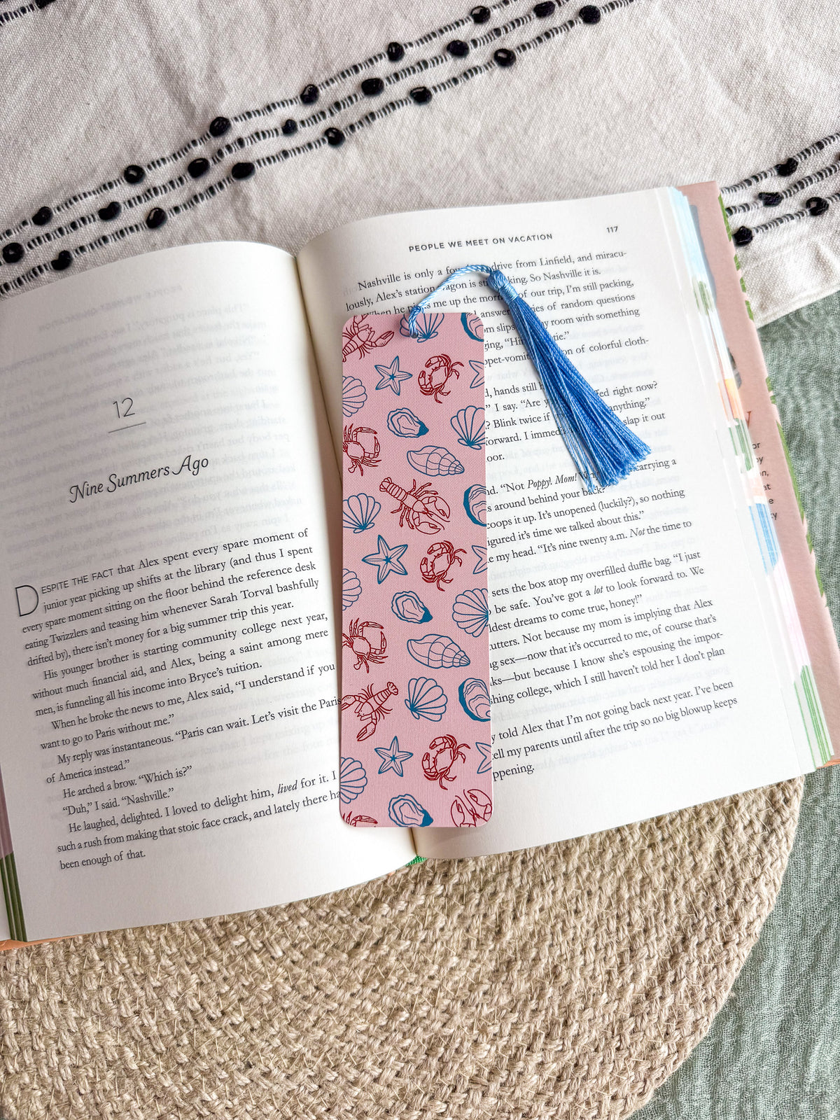 Shell Crab Lobster Bookmark