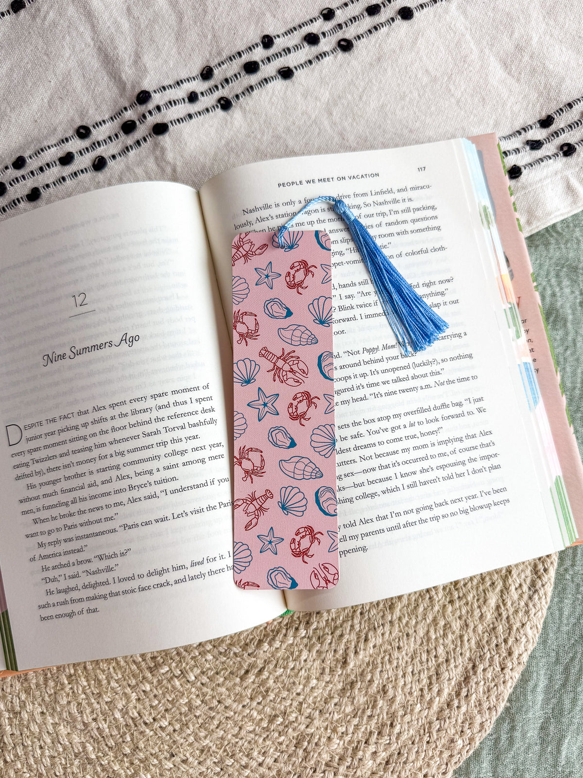 Shell Crab Lobster Bookmark