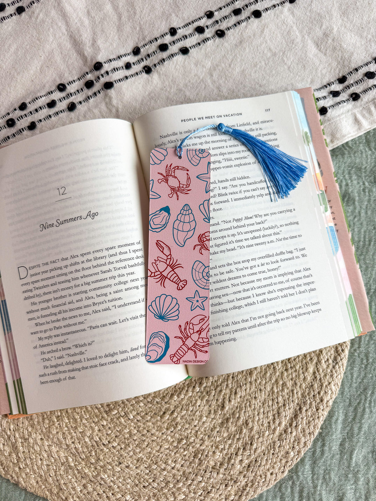 Shell Crab Lobster Bookmark