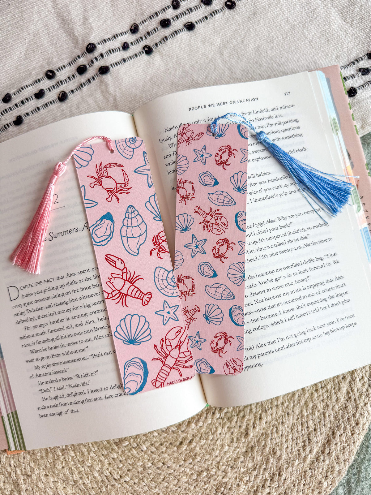 Shell Crab Lobster Bookmark