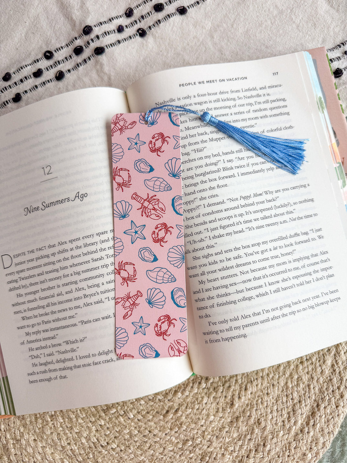 Shell Crab Lobster Bookmark