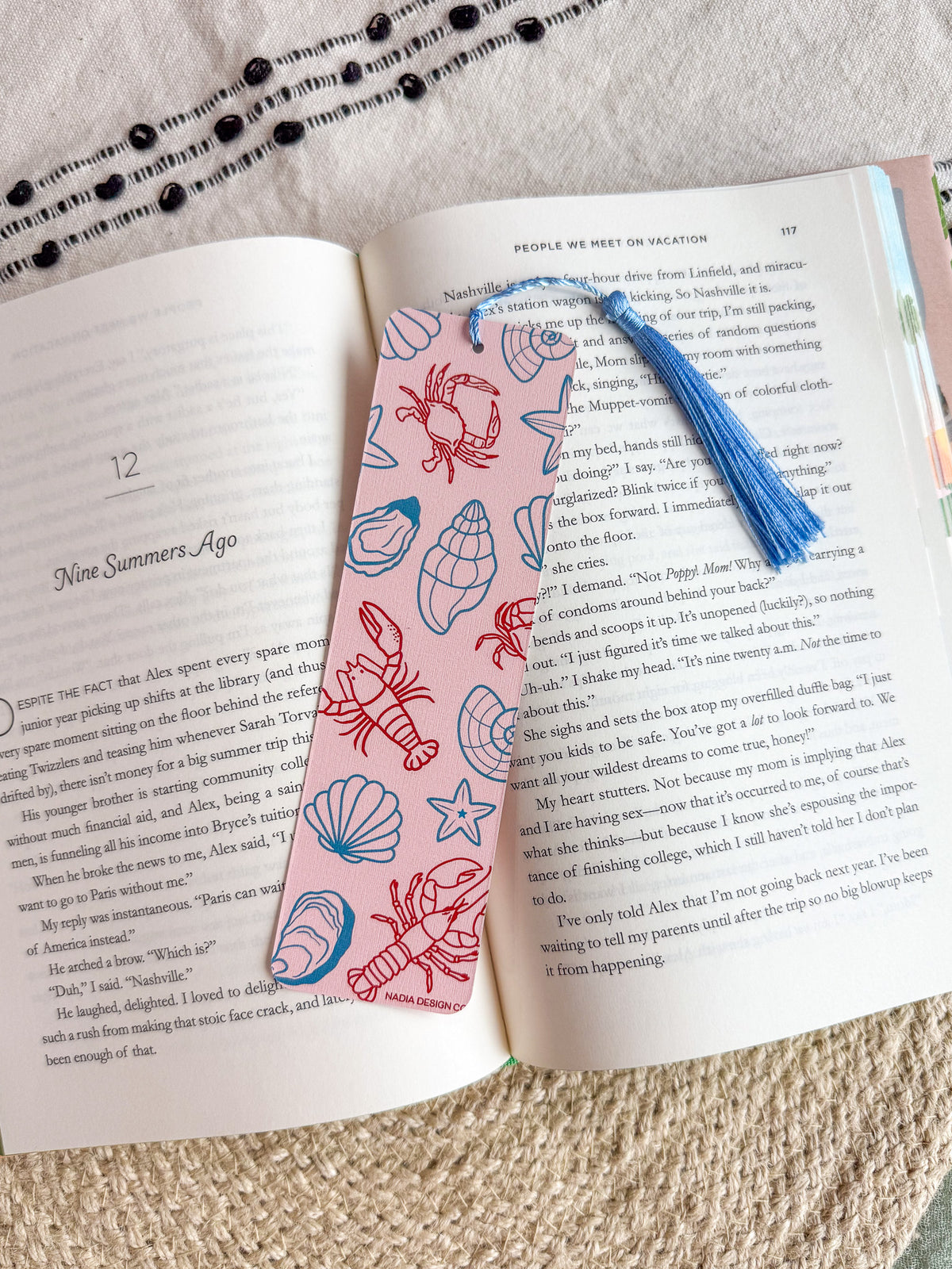 Shell Crab Lobster Bookmark