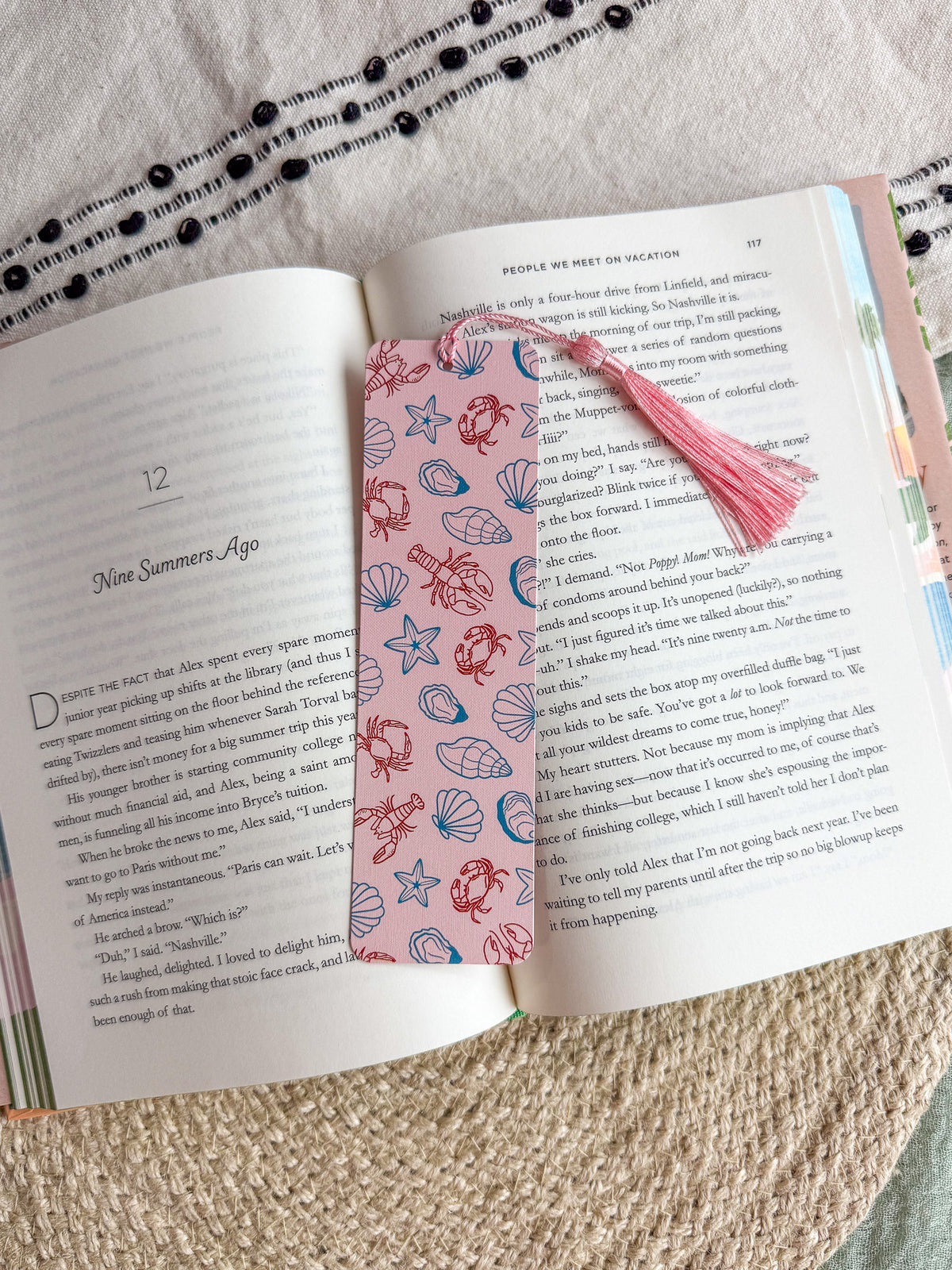 Shell Crab Lobster Bookmark