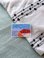 colorful sticker design of colorado state