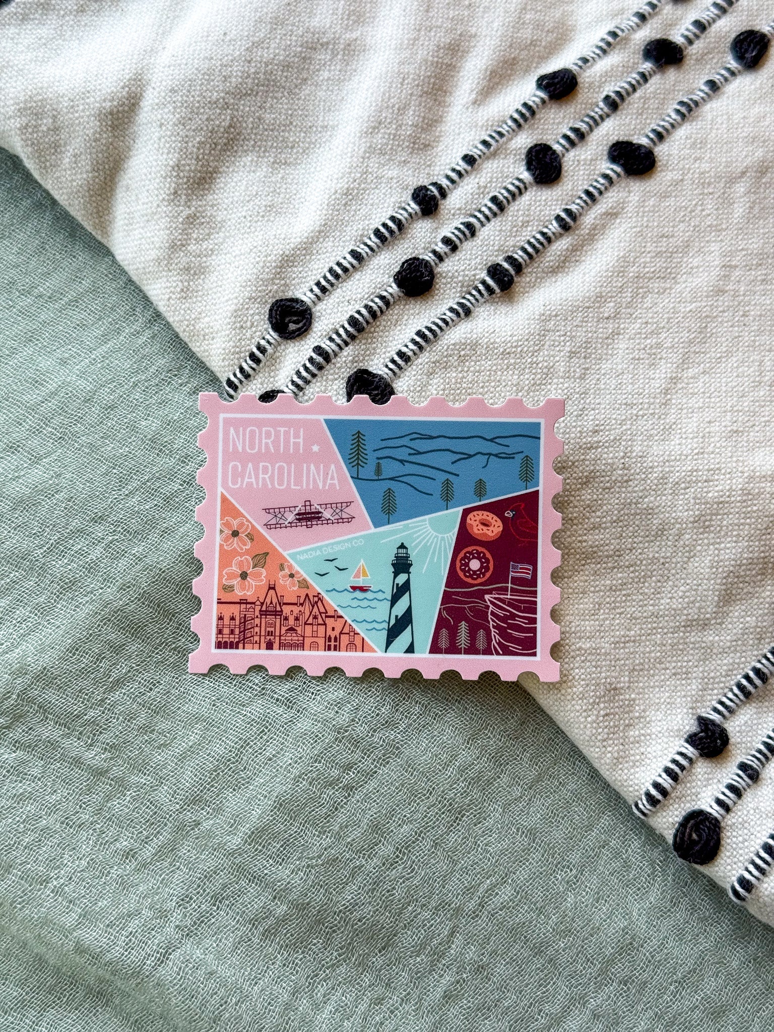 North Carolina Stamp Sticker