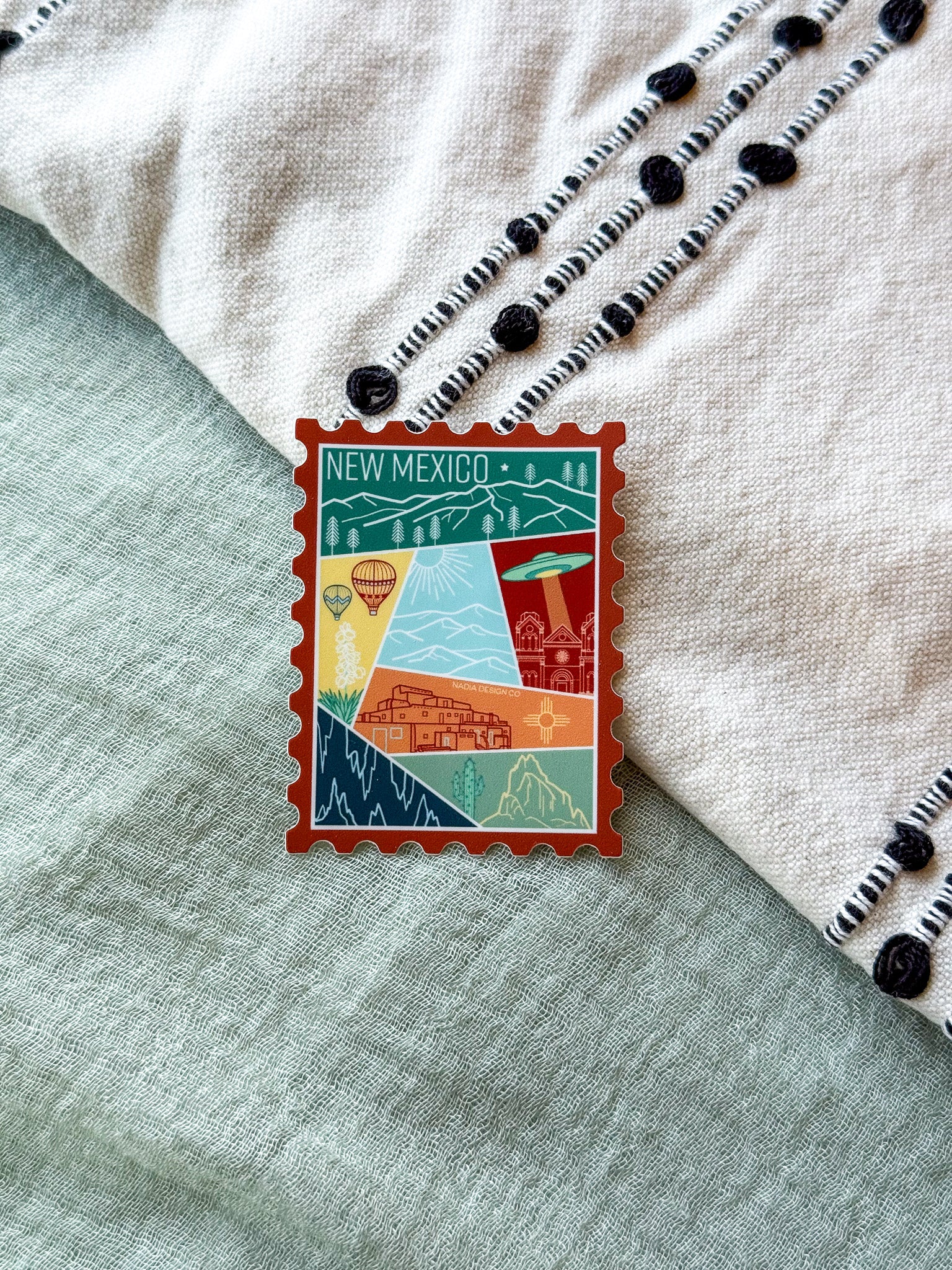 New Mexico Stamp Sticker