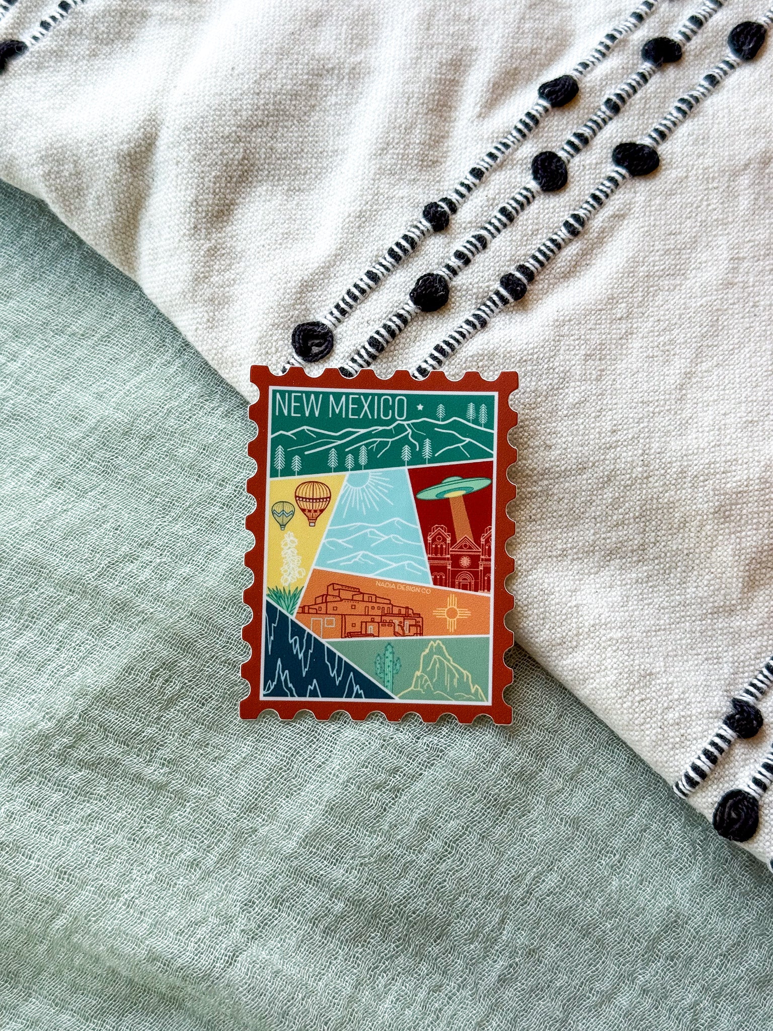 New Mexico Stamp Sticker