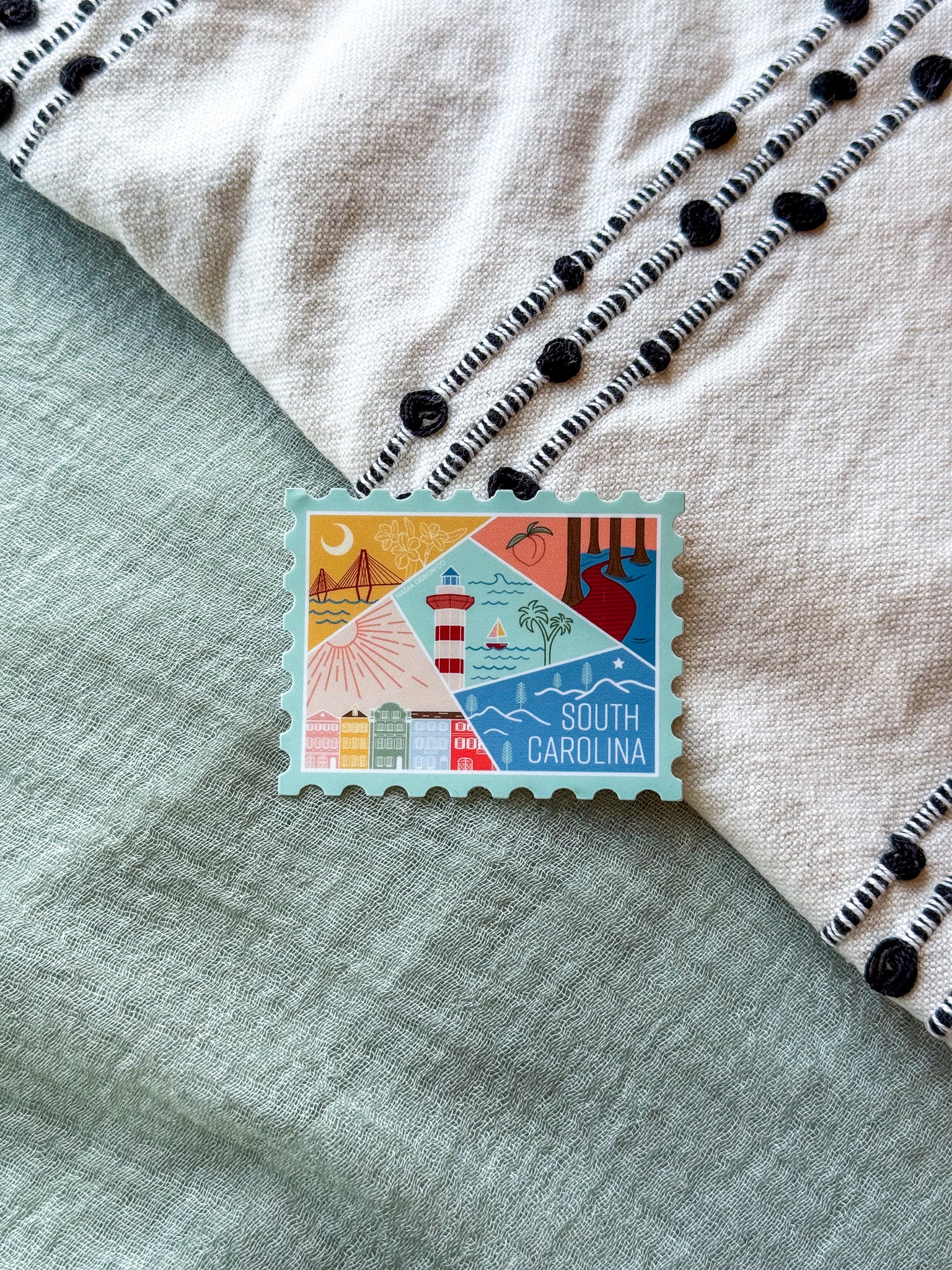 South Carolina Stamp Sticker