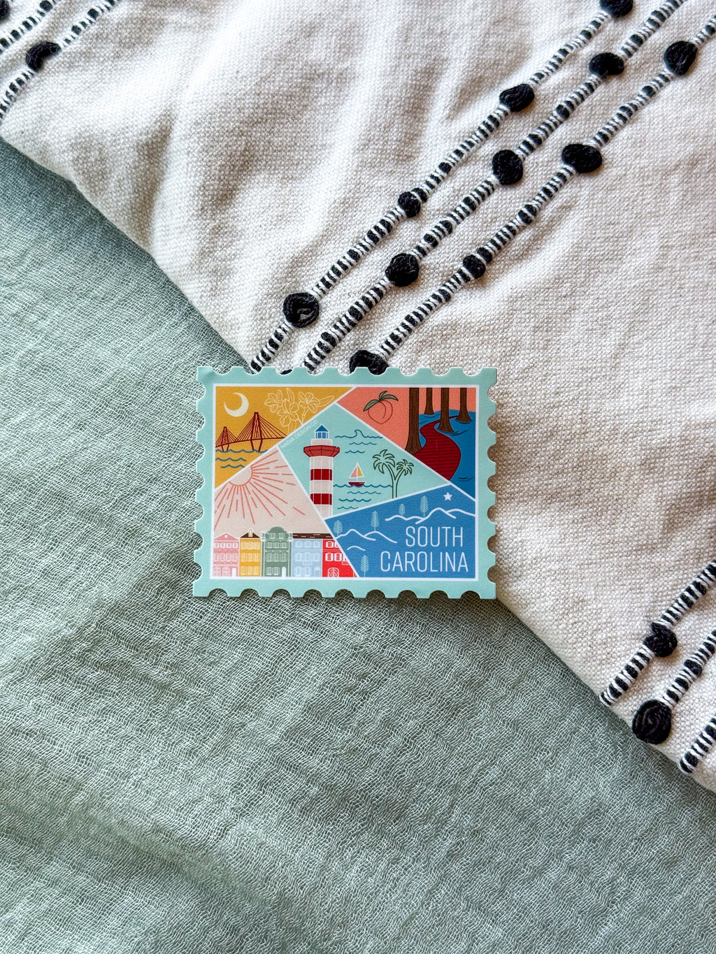 South Carolina Stamp Sticker