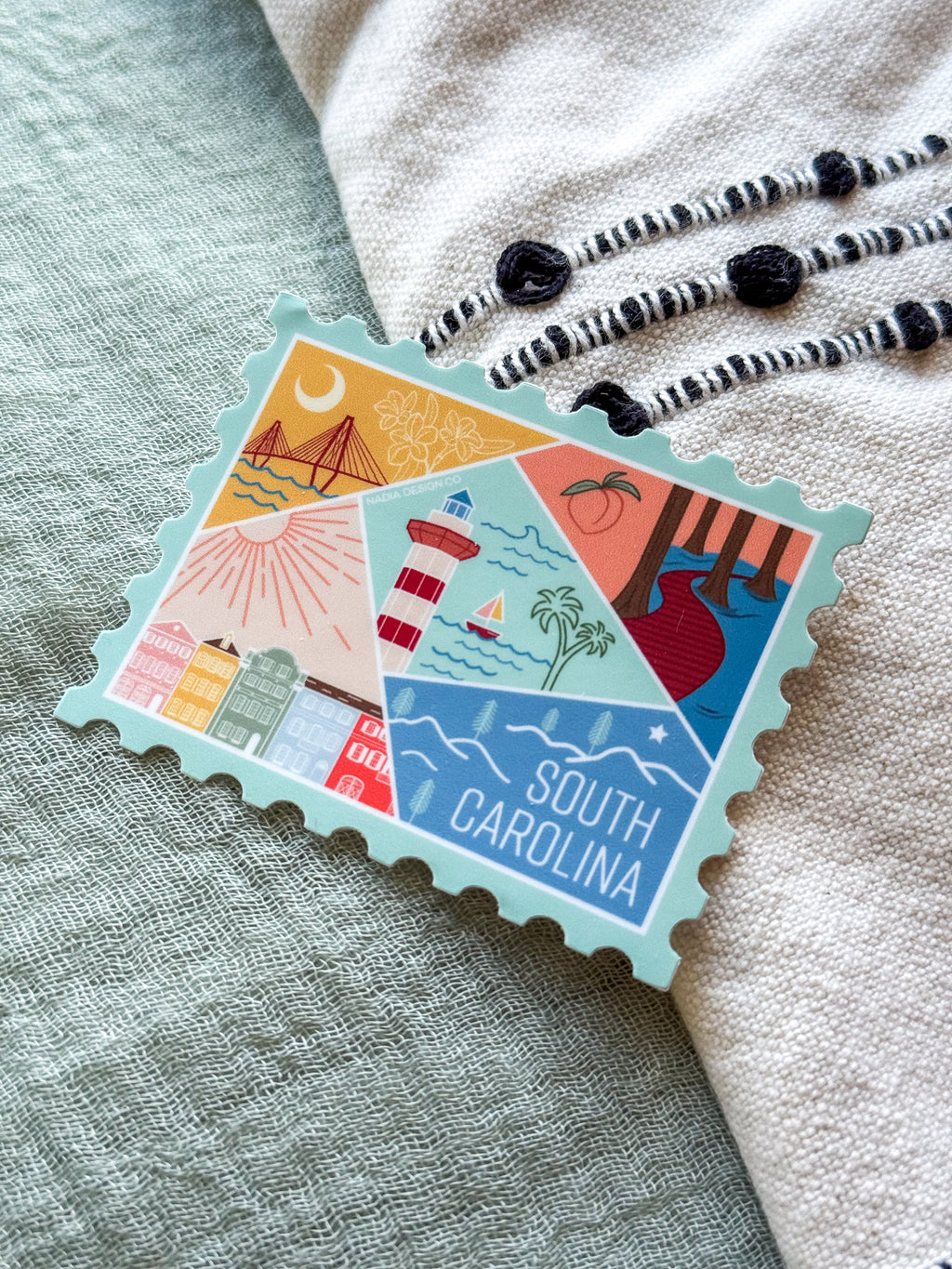 South Carolina Stamp Sticker