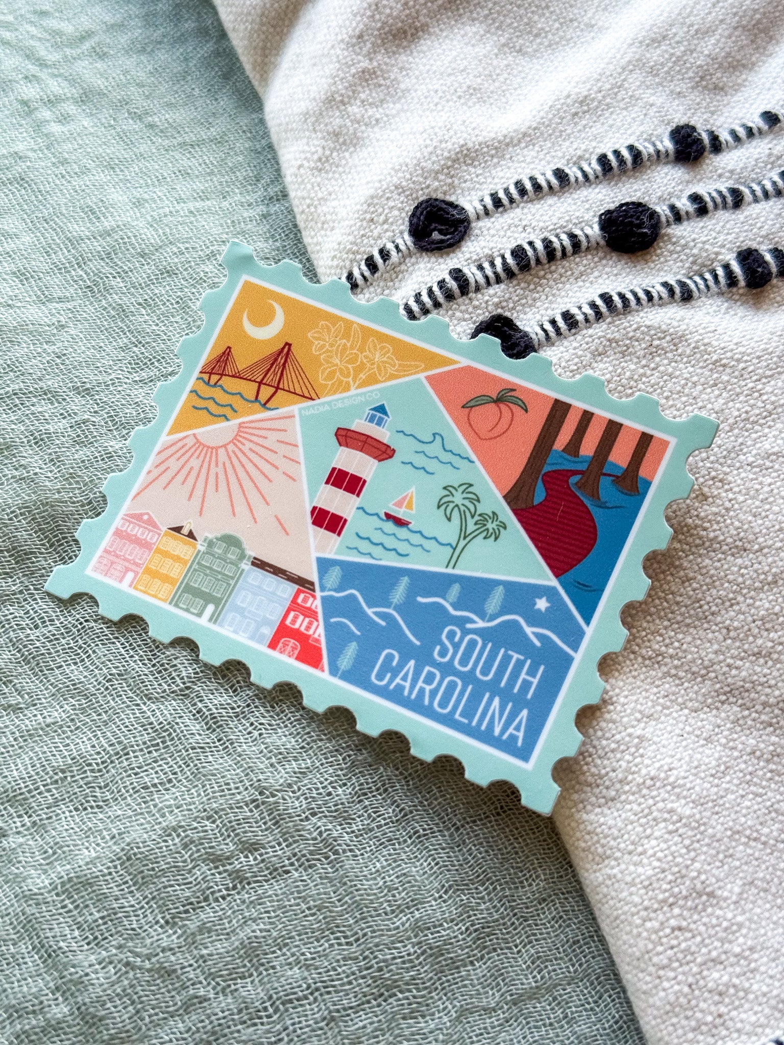 South Carolina Stamp Sticker