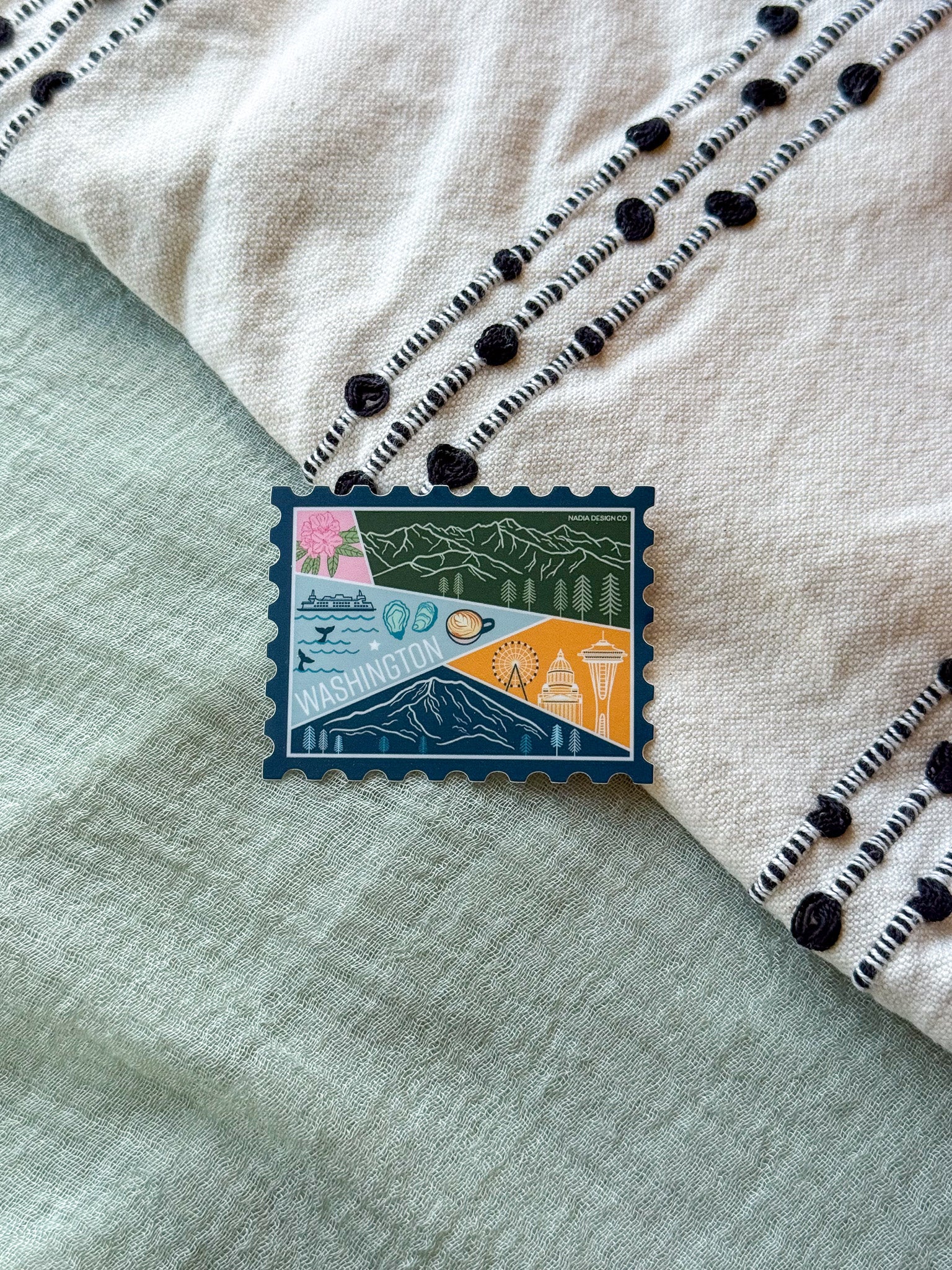 Washington Stamp Sticker