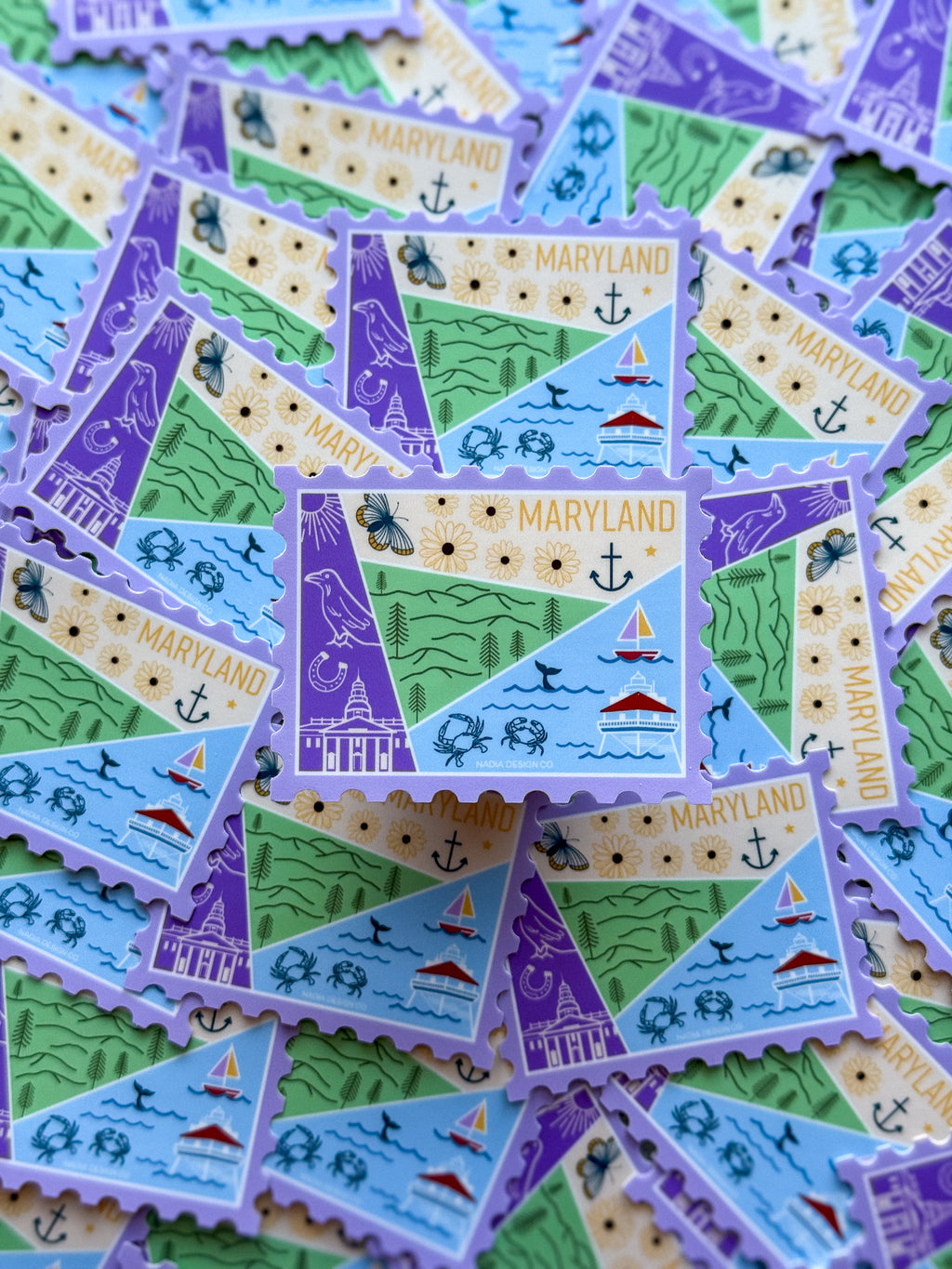 Maryland Stamp Sticker