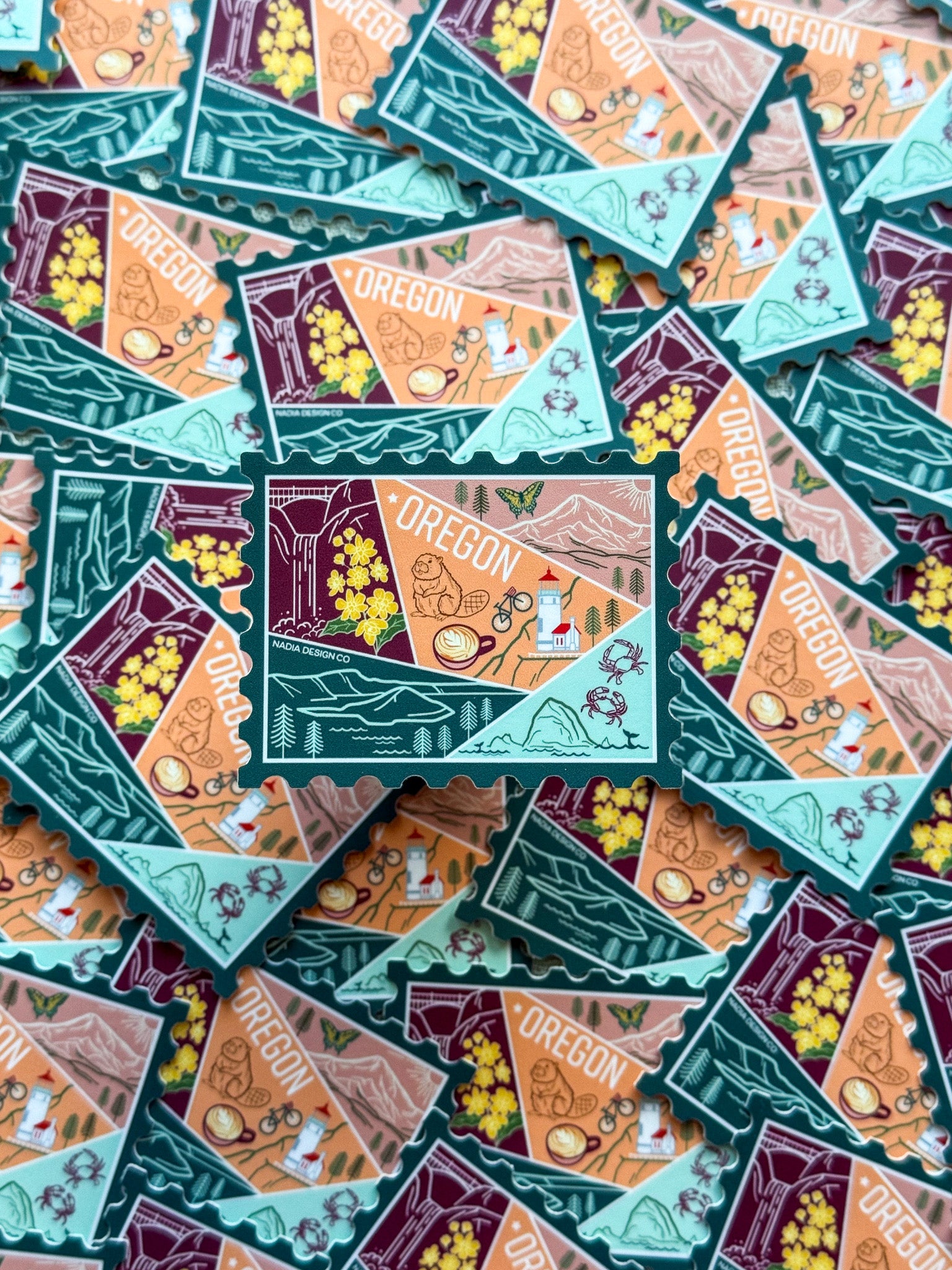 Oregon Stamp Sticker