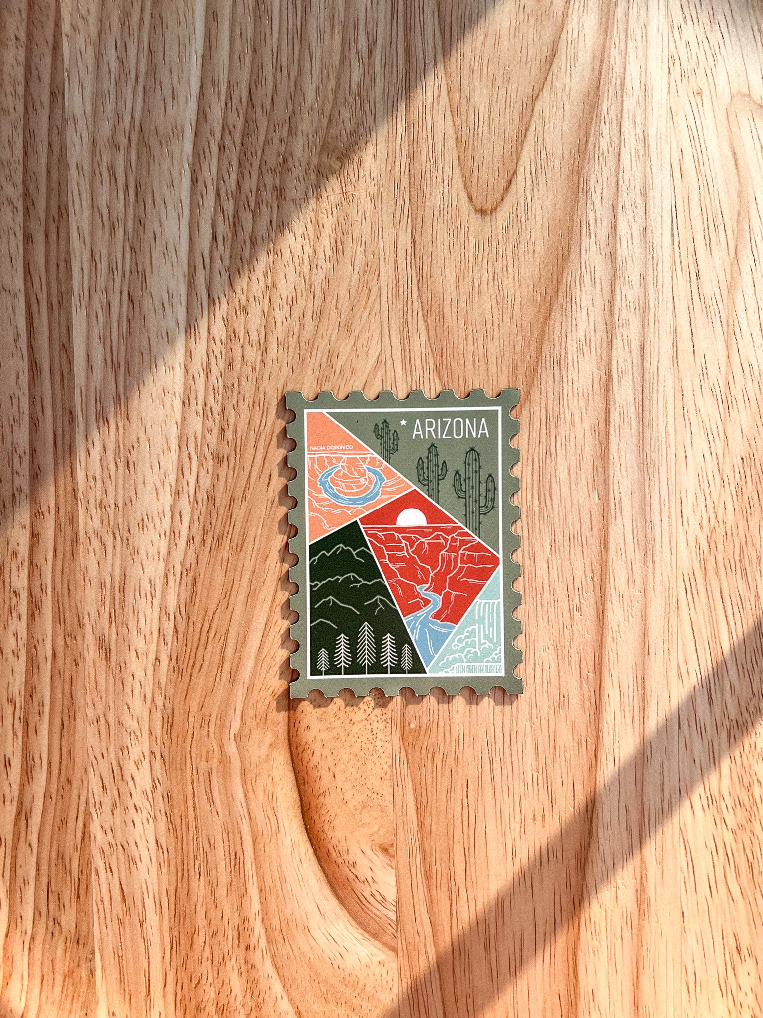 Arizona Stamp Magnet