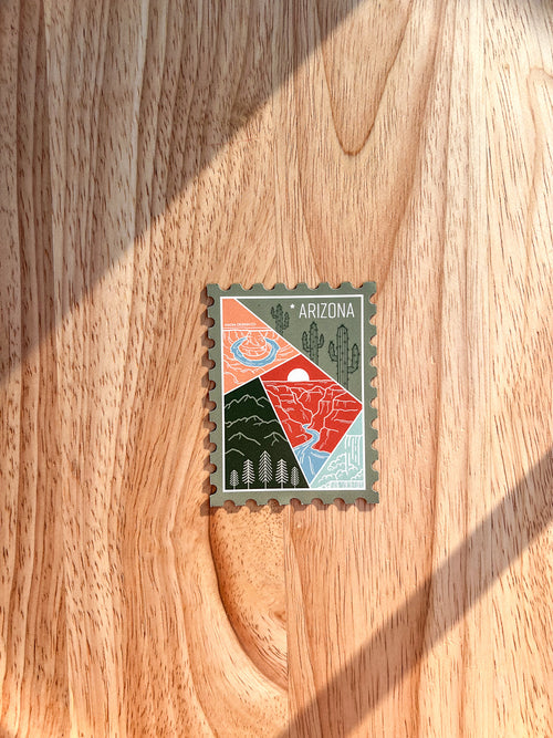 Arizona Stamp Magnet