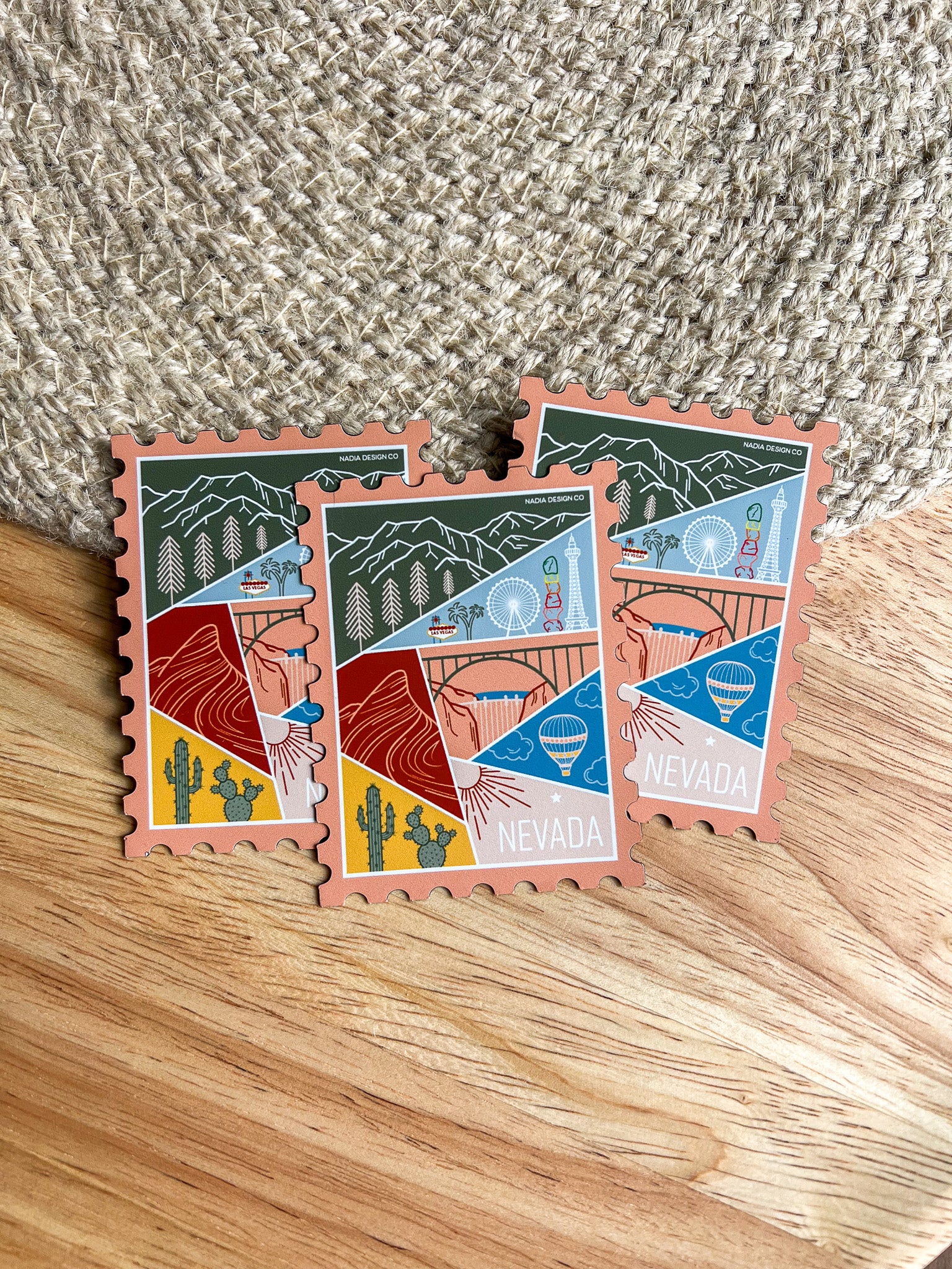 Nevada Stamp Magnet