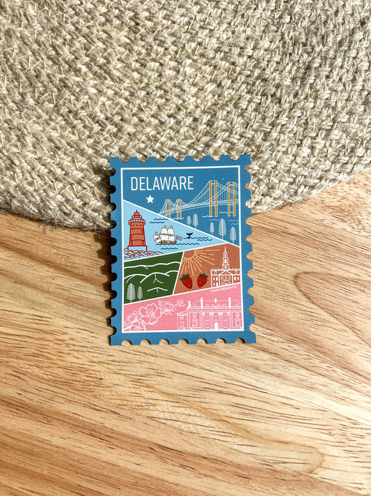 Delaware Stamp Magnet