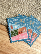 Delaware Stamp Magnet