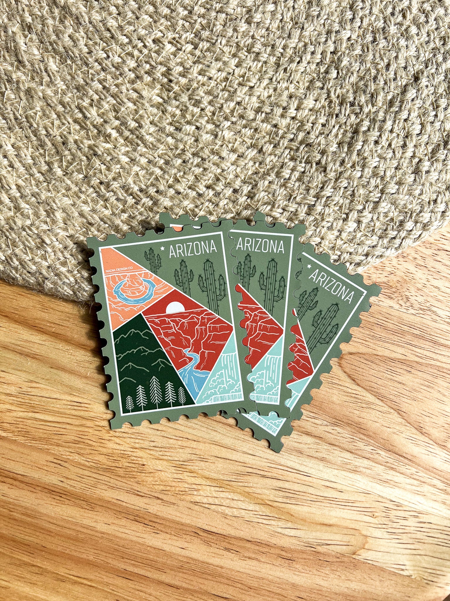 Arizona Stamp Magnet