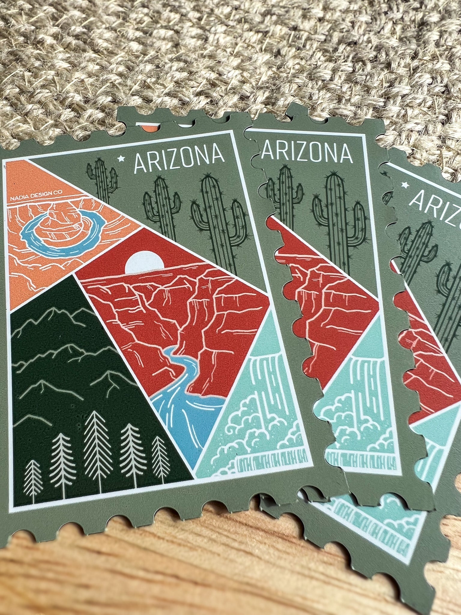 Arizona Stamp Magnet