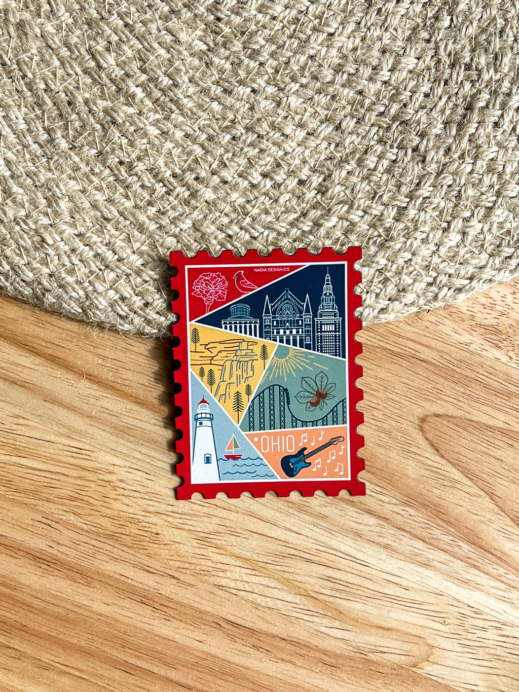 Ohio Stamp Magnet