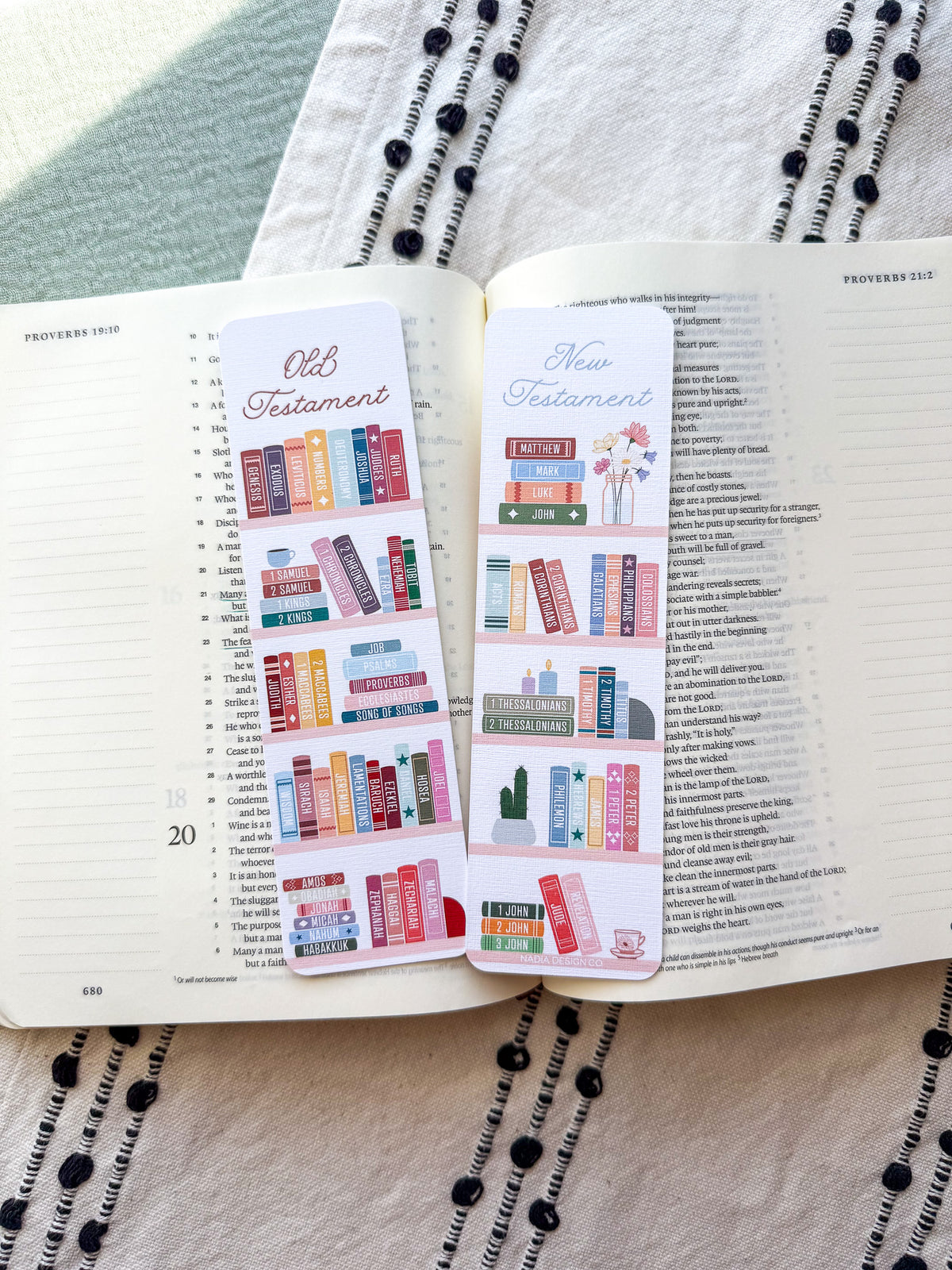 Books of the Catholic Bible Bookmark