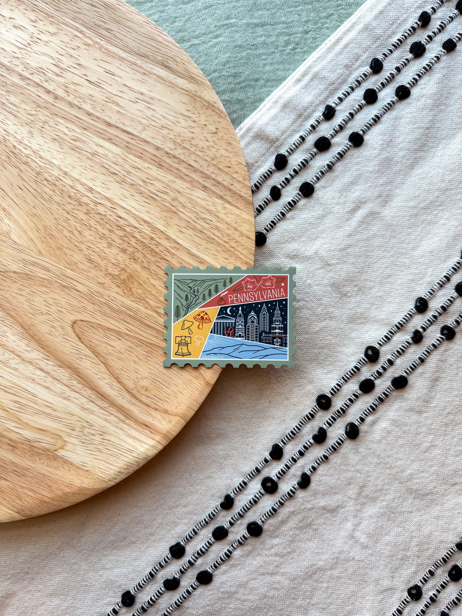 Pennsylvania Stamp Magnet