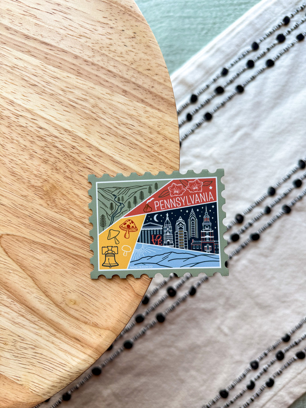 Pennsylvania Stamp Magnet