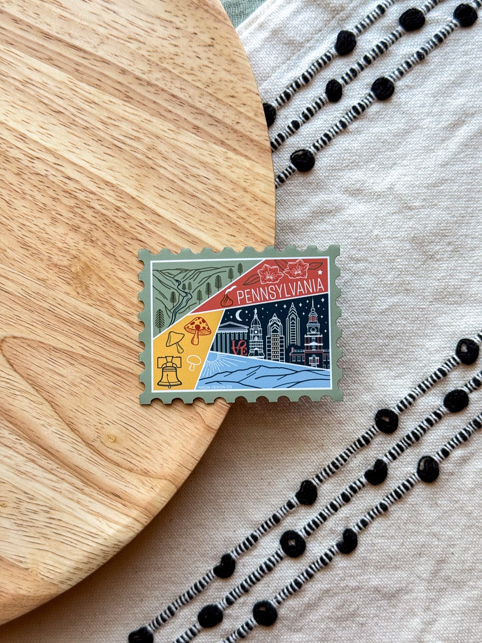 Pennsylvania Stamp Magnet