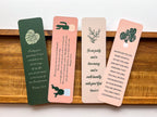 Plant Theme Bible Verse 4 Pack Bookmarks