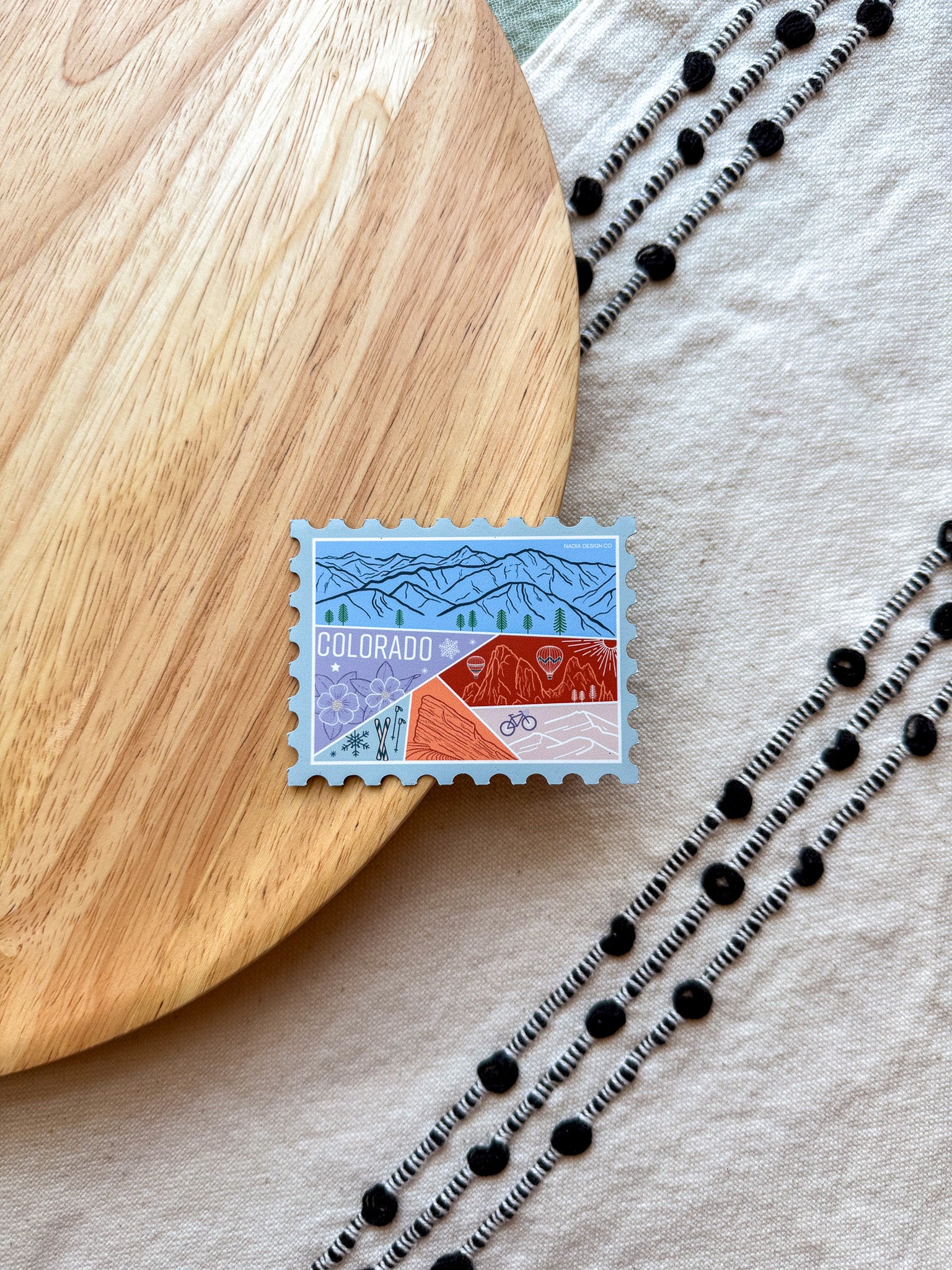 Colorado Stamp Magnet