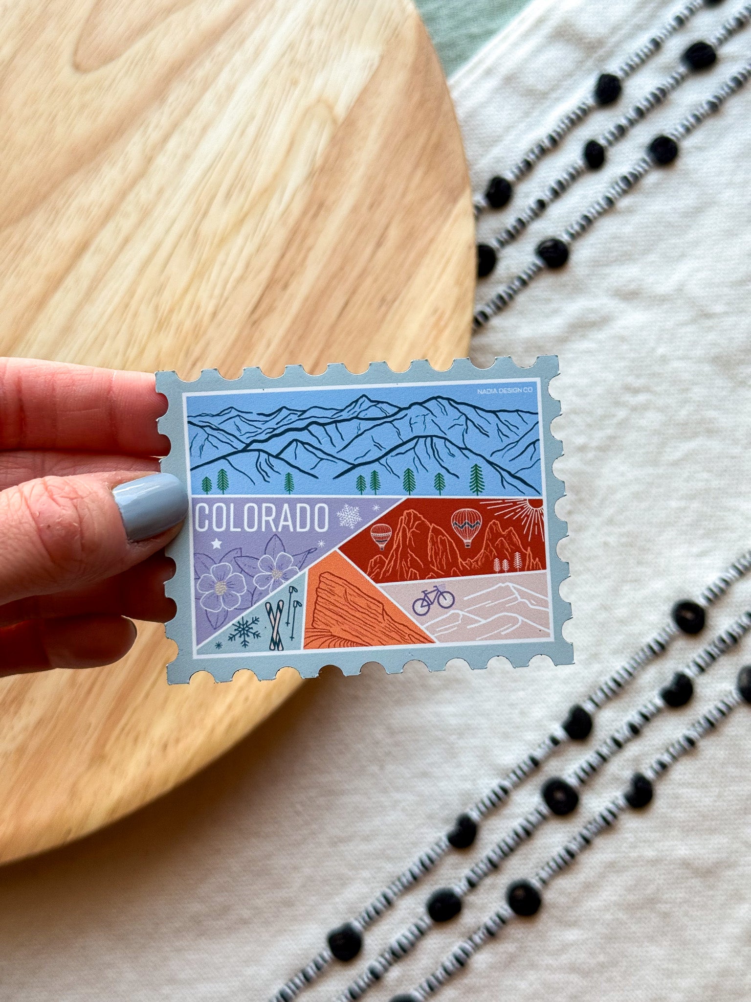 Colorado Stamp Magnet