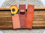 Fall Theme Bible Verse 3 Pack Bookmarks