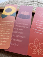 Fall Theme Bible Verse 3 Pack Bookmarks