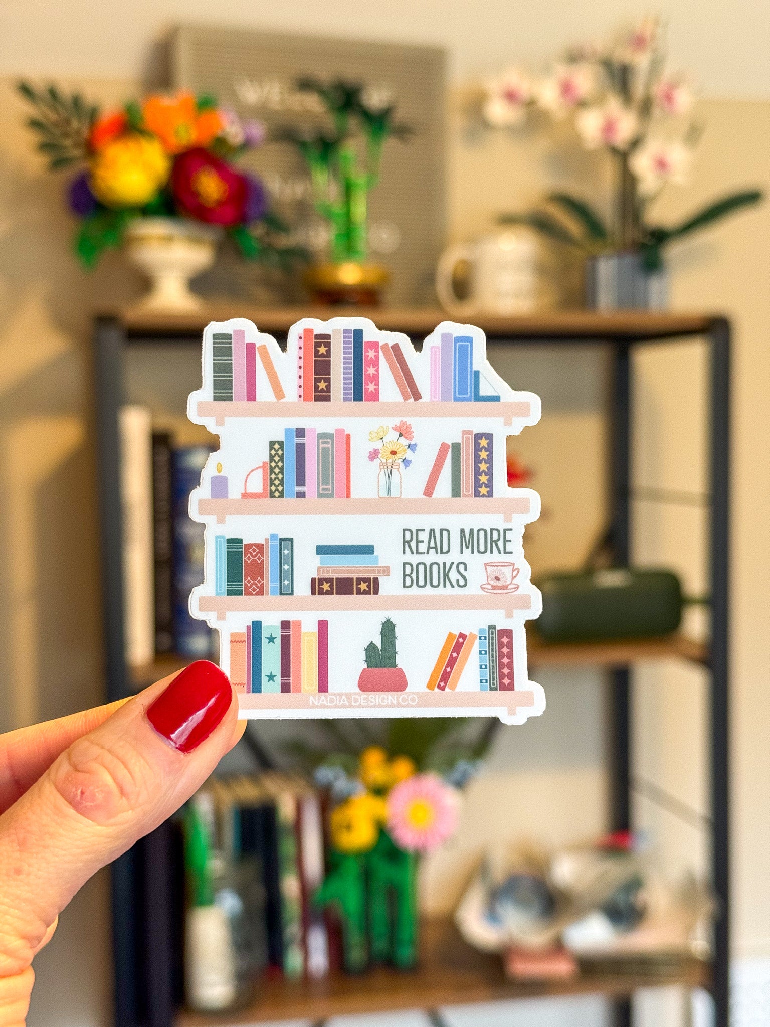 Read more Books Sticker