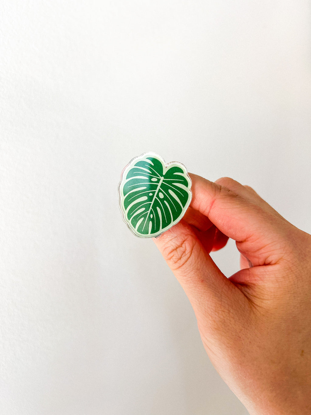 Monstera Leaf Acrylic Pin