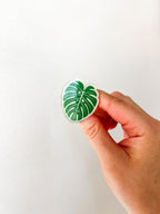 Monstera Leaf Acrylic Pin